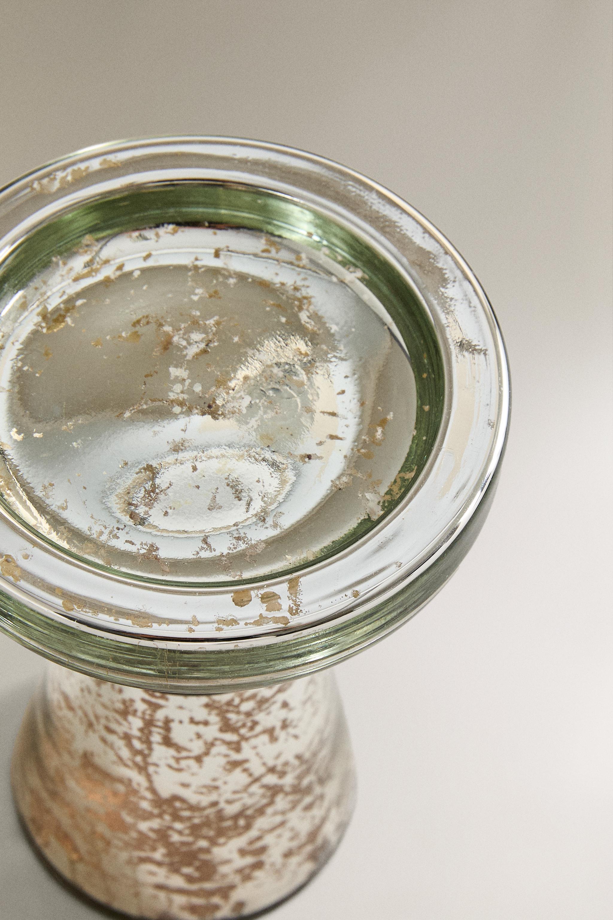 ANTIQUE CHRISTMAS TALL TEALIGHT HOLDER